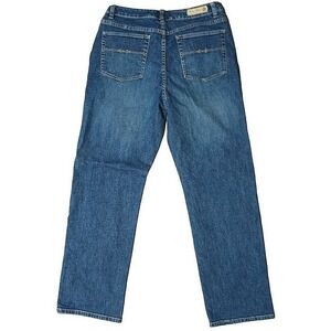 Indigo Palms Denim Company Jeans Women 14 R‎ Blue Straight Leg Medium Wash